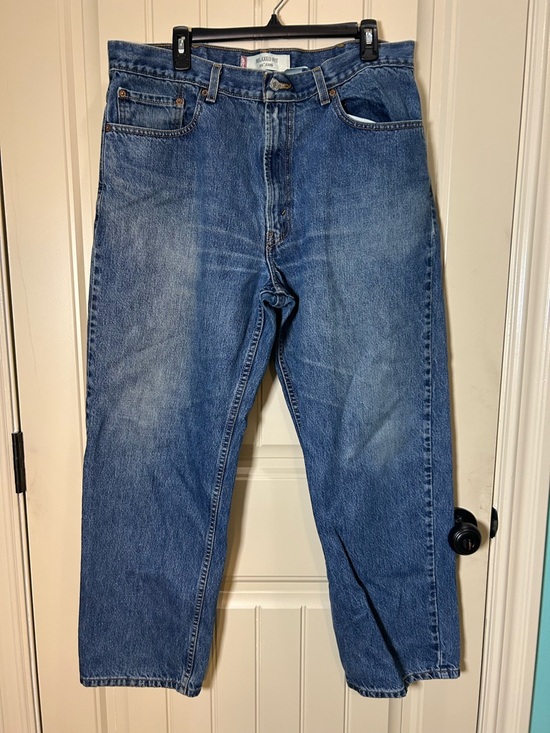 Levi's Other - Levi 550‎ Men Jeans, Ralaxed Fit Straight Leg BlueDenim Light Wash Casual 38x30